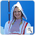 Messehostess in Holland-Tracht - Internationale Grüne Woche Berlin